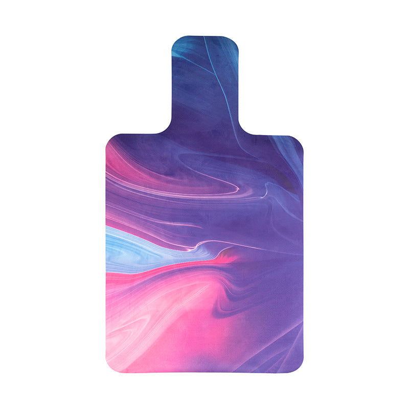 Printed Suede Pilates Core Rubber Yoga Mat with Grip