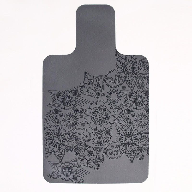 Printed Suede Pilates Core Rubber Yoga Mat with Grip