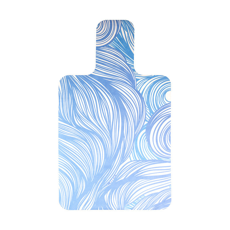 Printed Suede Pilates Core Rubber Yoga Mat with Grip
