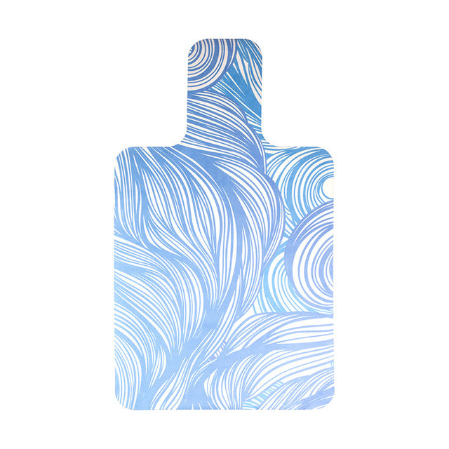 Printed Suede Pilates Core Rubber Yoga Mat with Grip